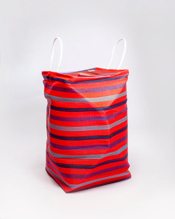 Red Ex-Large Togo Rubber Woven Laundry Storage Basket